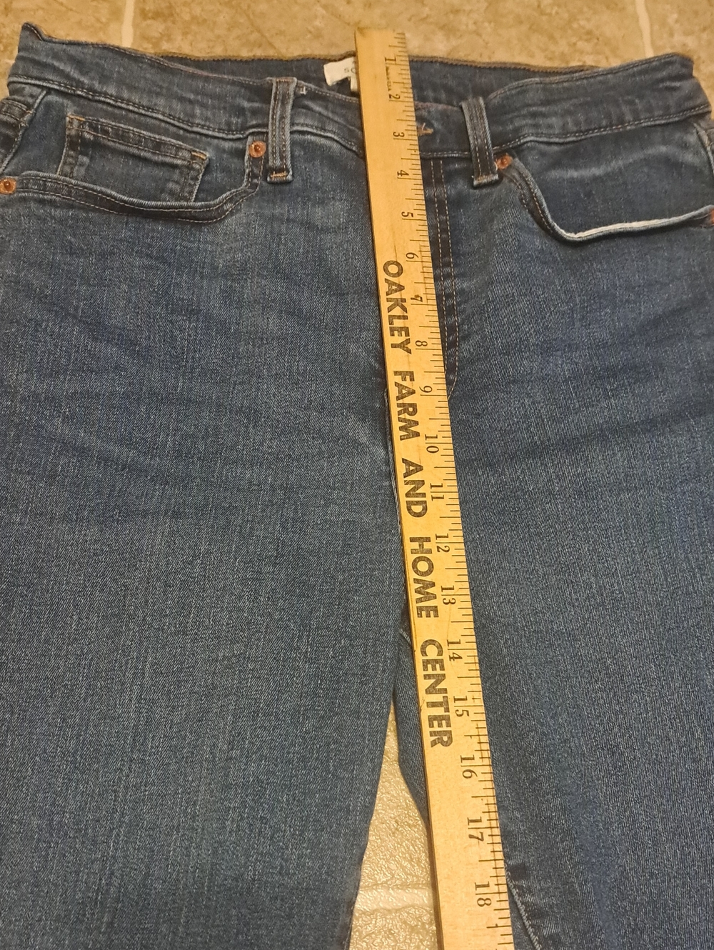 M Jeans Sculpt High-Rise Skinny Women’s Jeans - Blue. Size 12 R. - Picture 7 of 12